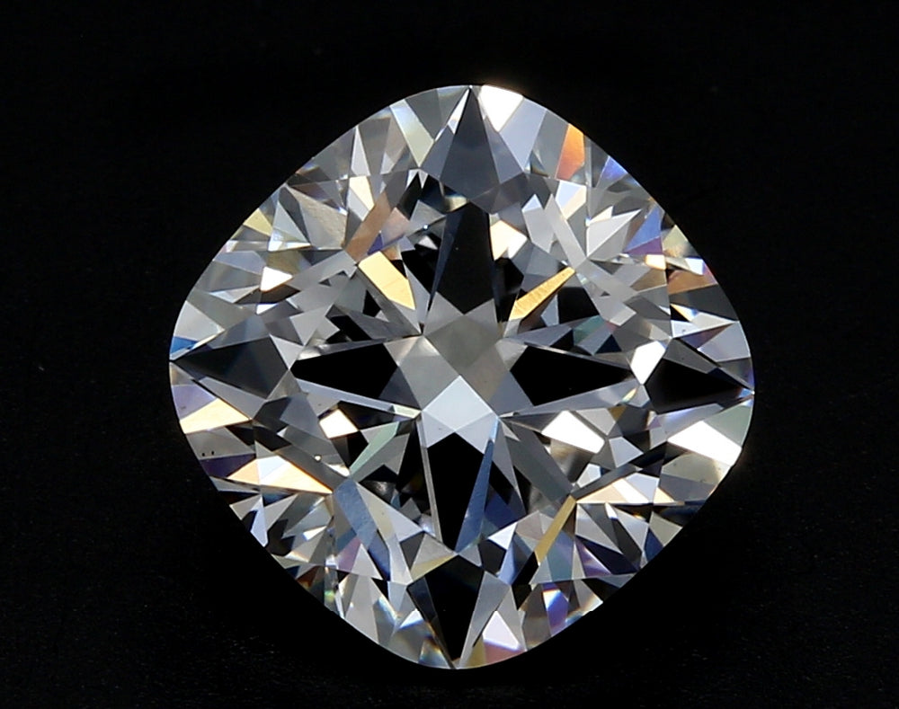 2.04 Carat Cushion Lab Diamond with  Cut Diamond in 14KT  view 1
