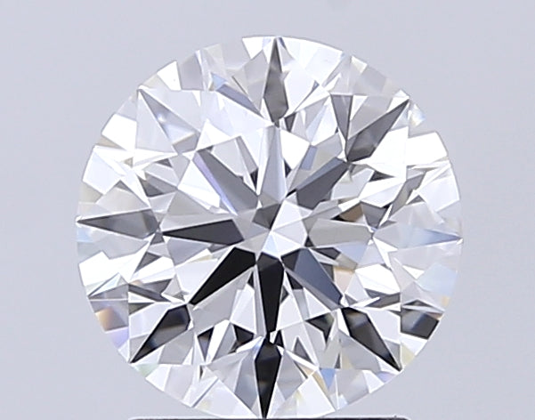2.01 Carat Round Lab Diamond with  Cut Diamond in 14KT  view 1
