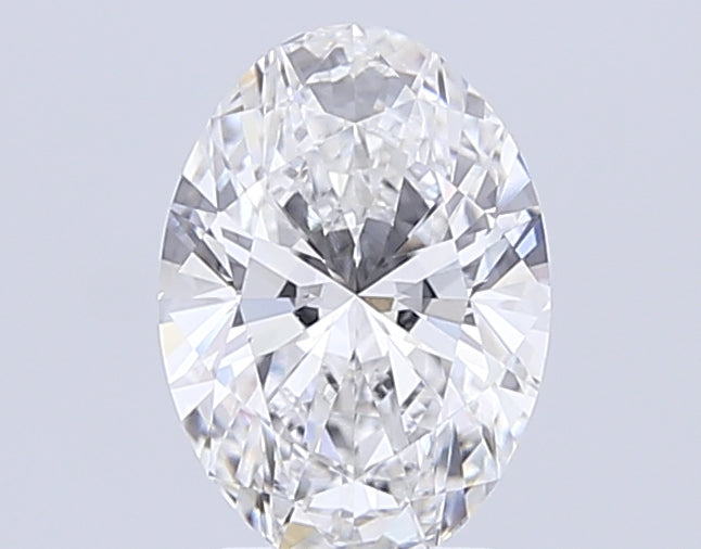 3.02 Carat Oval Lab Diamond with  Cut Diamond in 14KT  view 1
