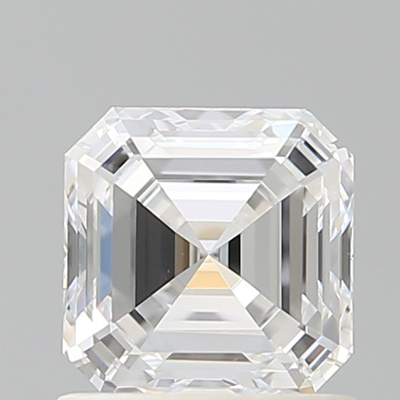 1.1 Carat Asscher Lab Diamond with  Cut Diamond in 14KT  view 1
