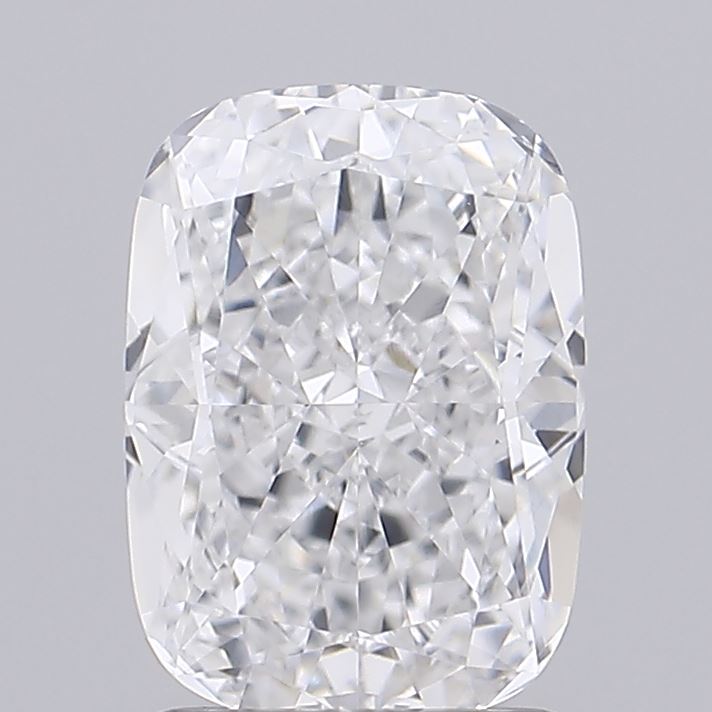4.01 Carat Cushion Lab Diamond with  Cut Diamond in 14KT  view 1
