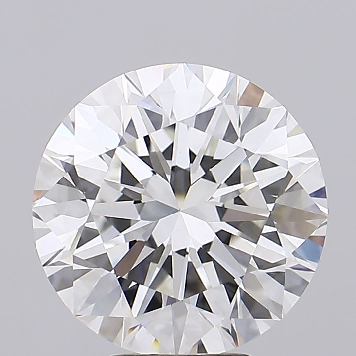 6.03 Carat Round Lab Diamond with  Cut Diamond in 14KT  view 1
