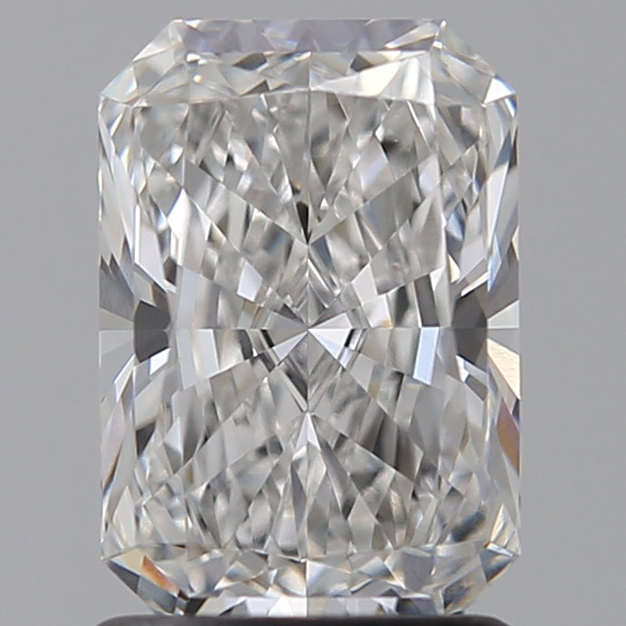 1.56 Carat Radiant Lab Diamond with  Cut Diamond in 14KT  view 1
