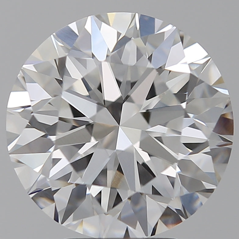 5.11 Carat Round Lab Diamond with  Cut Diamond in 14KT  view 1
