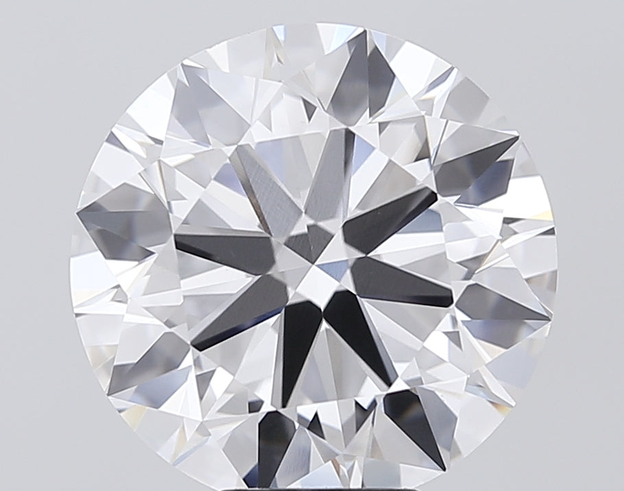 8.01 Carat Round Lab Diamond with  Cut Diamond in 14KT  view 1
