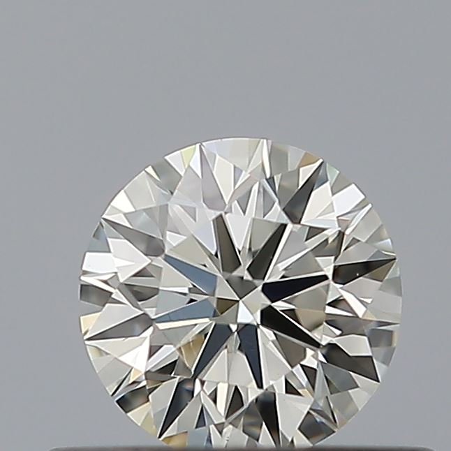 0.35 Carat Round Natural Diamond with  Cut Diamond in 14KT  view 1

