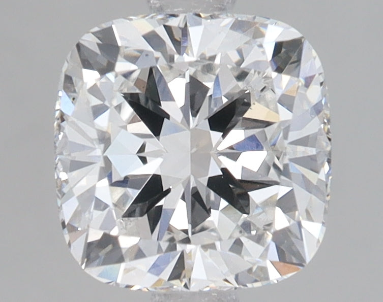 2.04 Carat Cushion Lab Diamond with  Cut Diamond in 14KT  view 1
