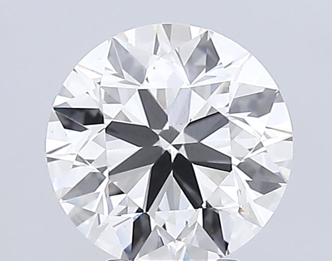 5.0 Carat Round Lab Diamond with  Cut Diamond in 14KT  view 1
