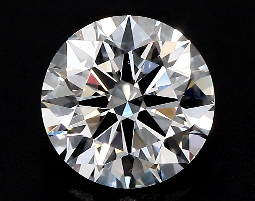 2.5 Carat Round Lab Diamond with  Cut Diamond in 14KT  view 1
