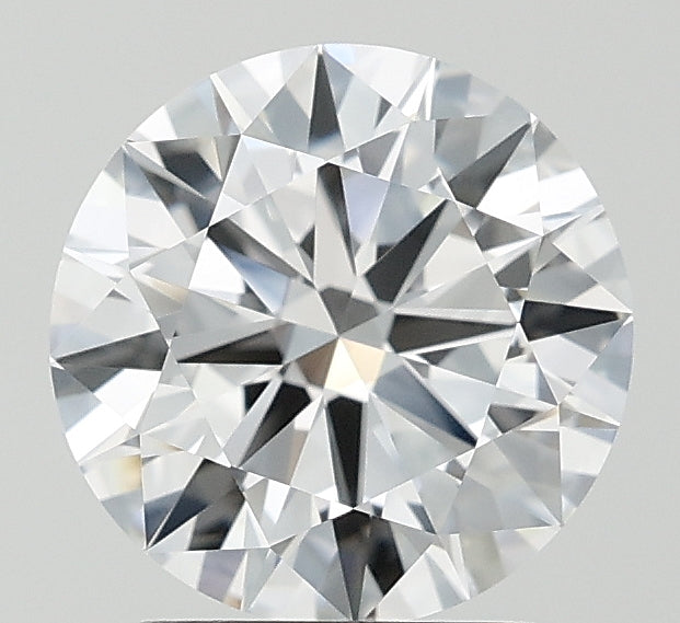2.23 Carat Round Lab Diamond with  Cut Diamond in 14KT  view 1
