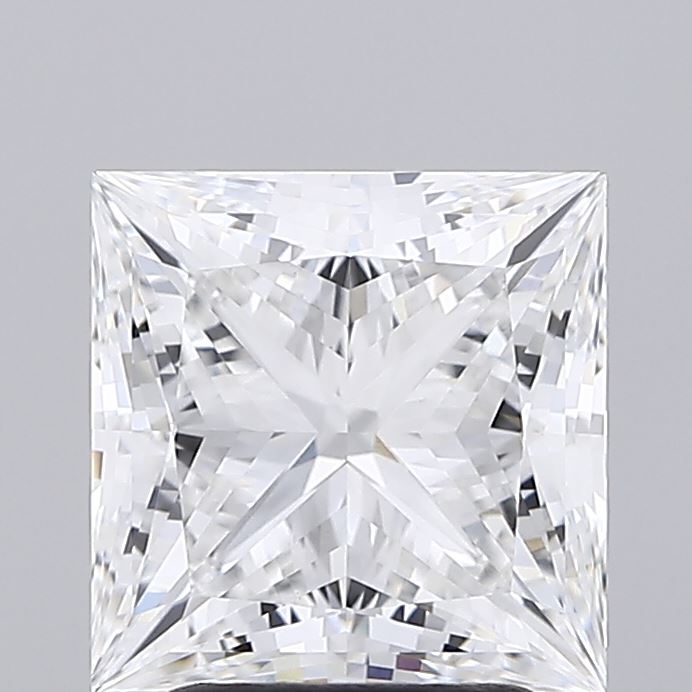 1.31 Carat Princess Lab Diamond with  Cut Diamond in 14KT  view 1
