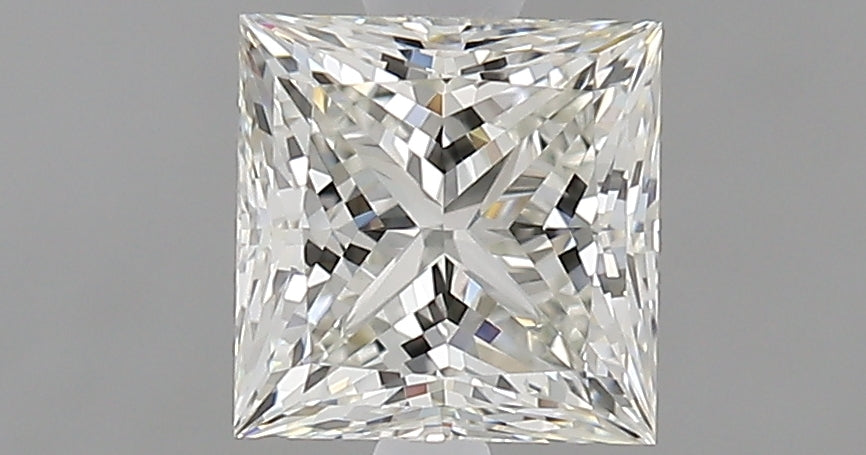 1.0 Carat Princess Natural Diamond with  Cut Diamond in 14KT  view 1
