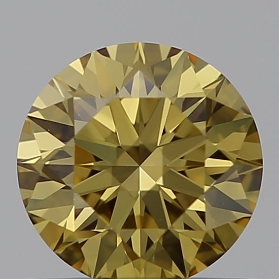 0.61 Carat Round Lab Diamond with  Cut Diamond in 14KT  view 1
