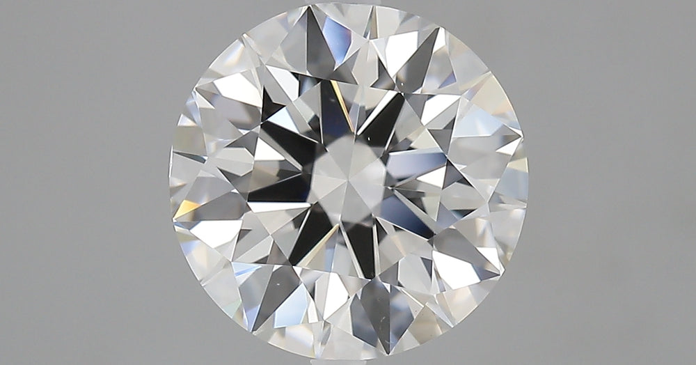 3.01 Carat Round Natural Diamond with  Cut Diamond in 14KT  view 1
