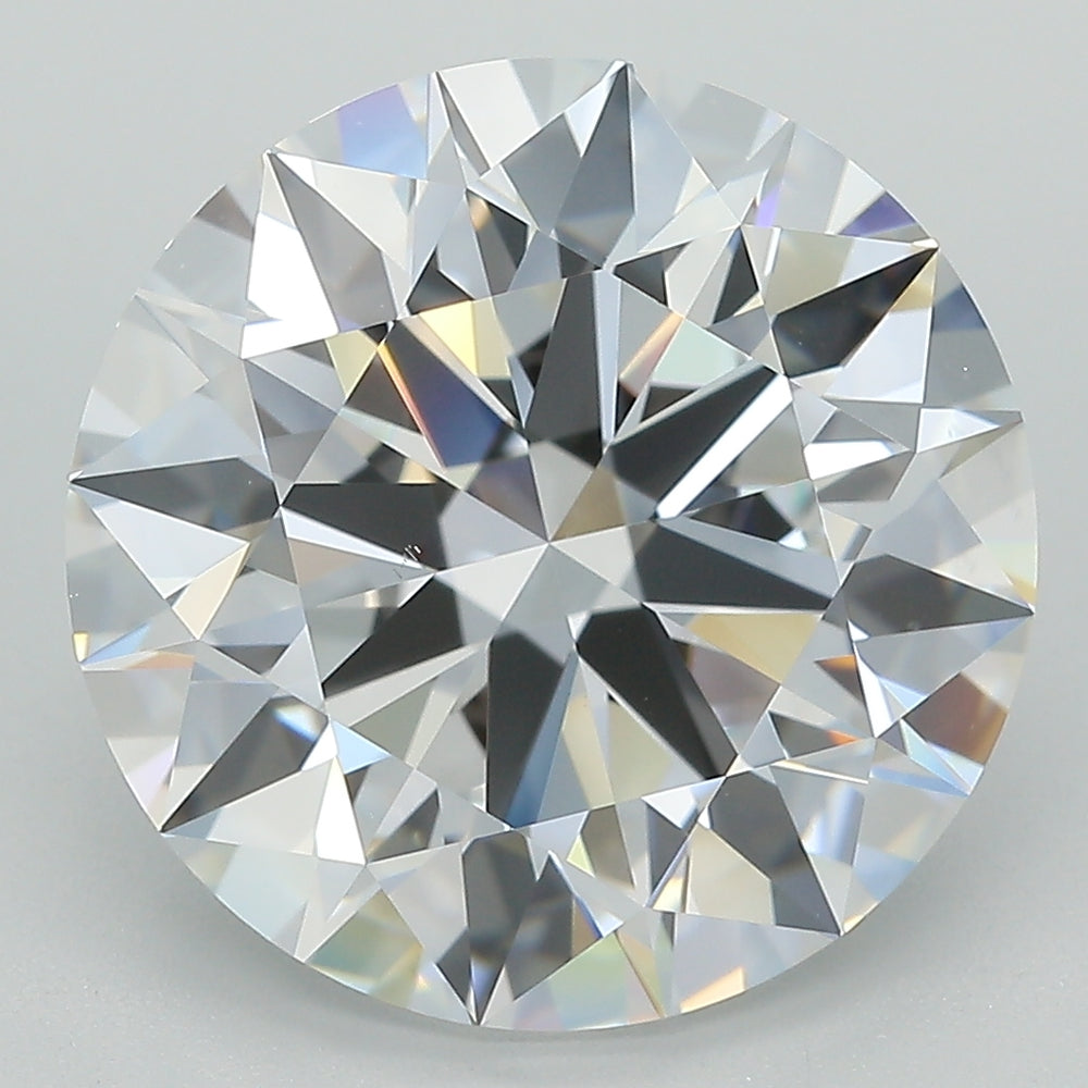 8.49 Carat Round Lab Diamond with  Cut Diamond in 14KT  view 1
