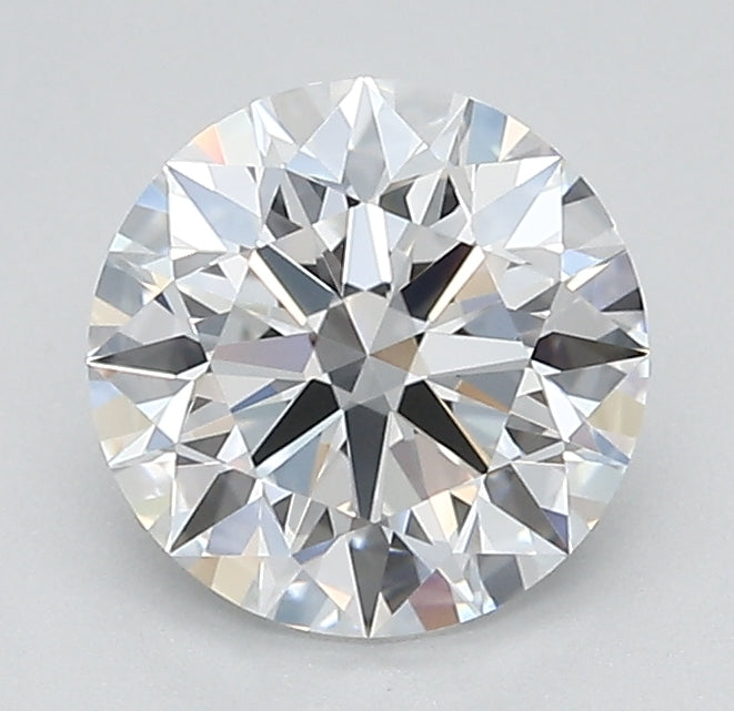1.44 Carat Round Lab Diamond with  Cut Diamond in 14KT  view 1
