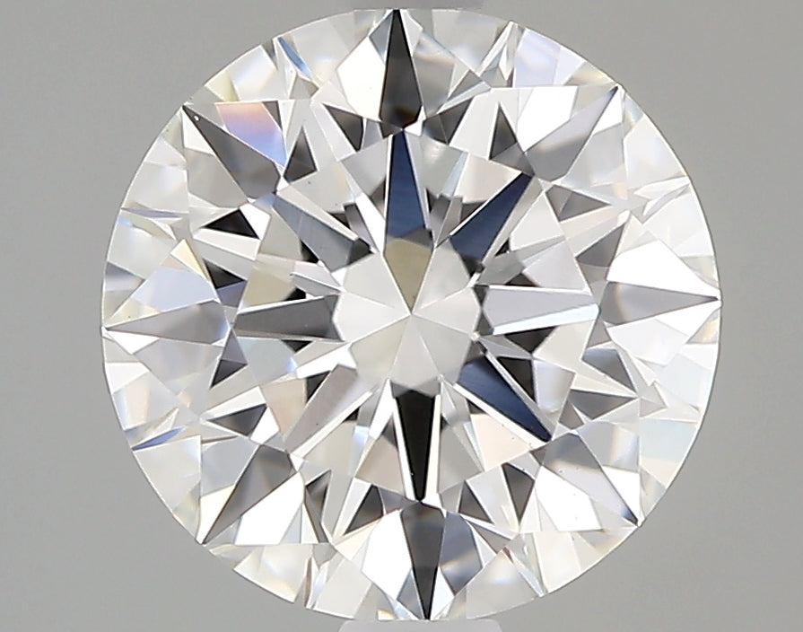 2.0 Carat Round Lab Diamond with  Cut Diamond in 14KT  view 1
