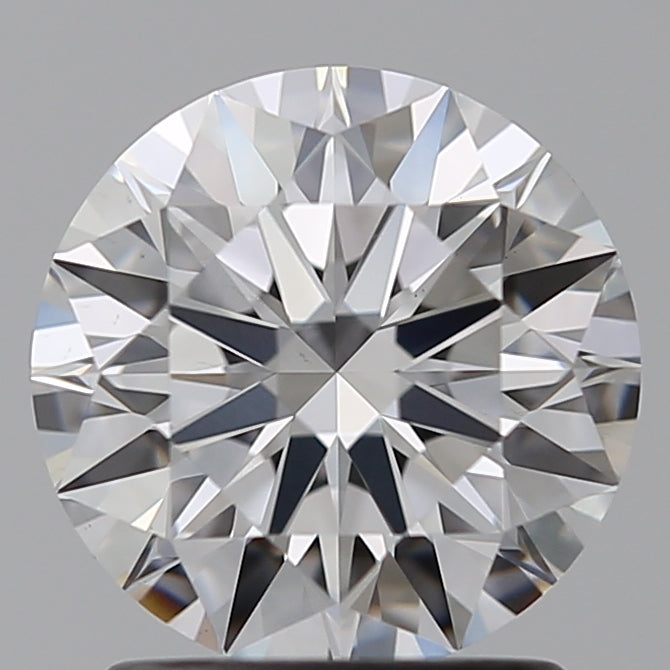 1.59 Carat Round Lab Diamond with  Cut Diamond in 14KT  view 1
