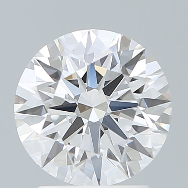 2.2 Carat Round Lab Diamond with  Cut Diamond in 14KT  view 1
