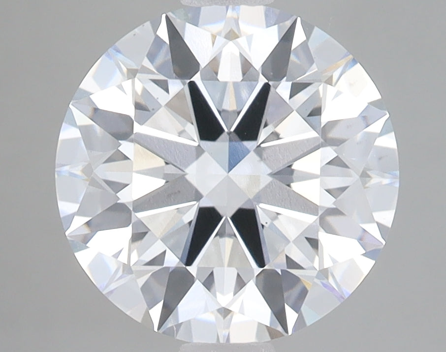 3.31 Carat Round Lab Diamond with  Cut Diamond in 14KT  view 1

