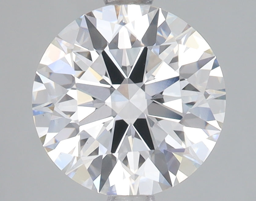 2.46 Carat Round Lab Diamond with  Cut Diamond in 14KT  view 1
