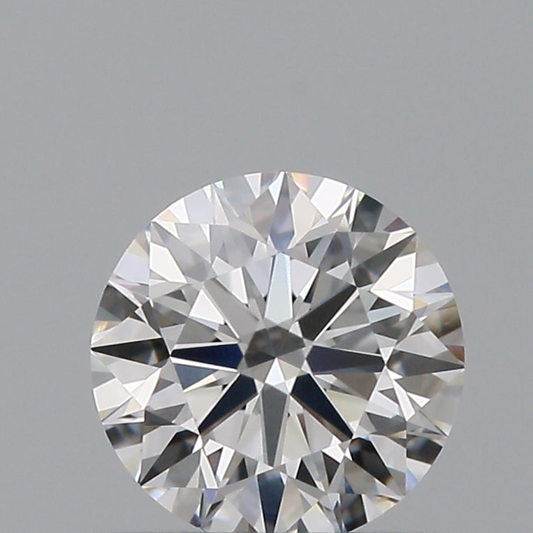 0.55 Carat Round Natural Diamond with  Cut Diamond in 14KT  view 1
