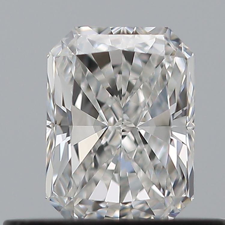 0.5 Carat Radiant Natural Diamond with  Cut Diamond in 14KT  view 1
