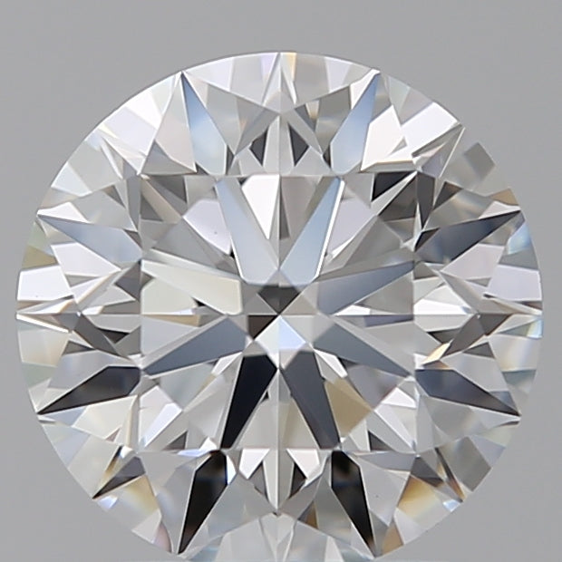 1.75 Carat Round Lab Diamond with  Cut Diamond in 14KT  view 1
