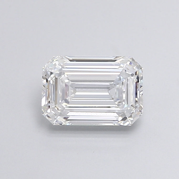 1.52 Carat Emerald Lab Diamond with  Cut Diamond in 14KT  view 1
