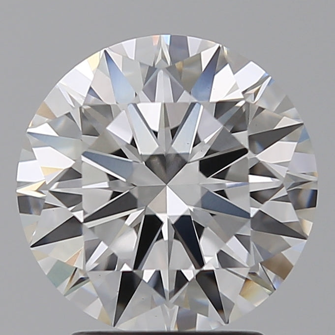 2.51 Carat Round Lab Diamond with  Cut Diamond in 14KT  view 1
