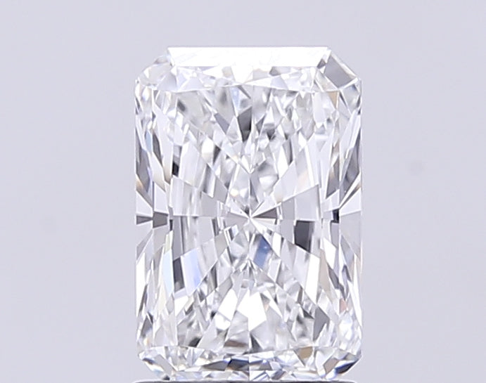 1.9 Carat Radiant Lab Diamond with  Cut Diamond in 14KT  view 1
