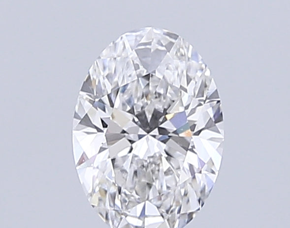 2.01 Carat Oval Lab Diamond with  Cut Diamond in 14KT  view 1
