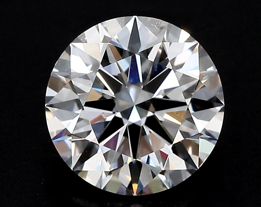2.19 Carat Round Lab Diamond with  Cut Diamond in 14KT  view 1
