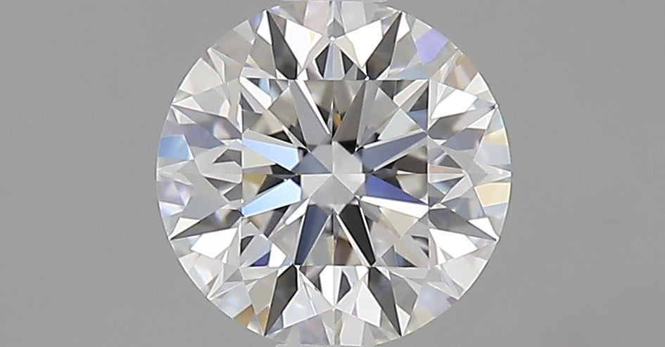 1.01 Carat Round Natural Diamond with  Cut Diamond in 14KT  view 1
