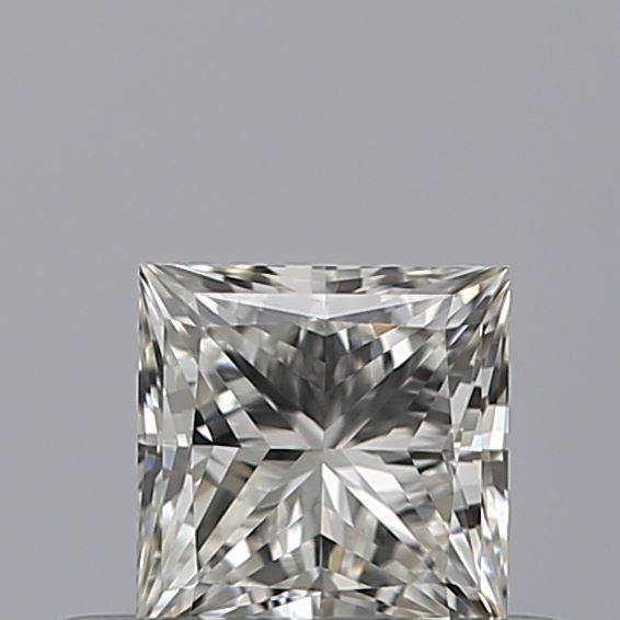0.37 Carat Princess Natural Diamond with  Cut Diamond in 14KT  view 1
