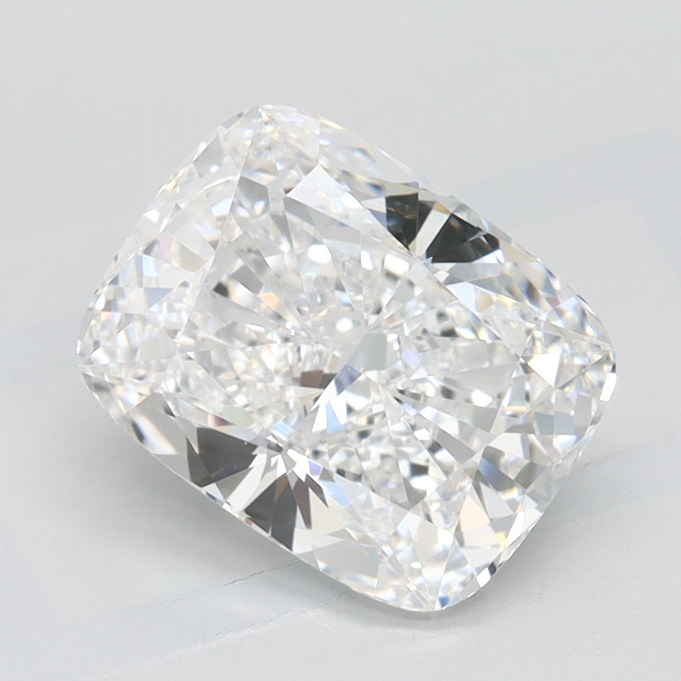 1.83 Carat Cushion Lab Diamond with  Cut Diamond in 14KT  view 1
