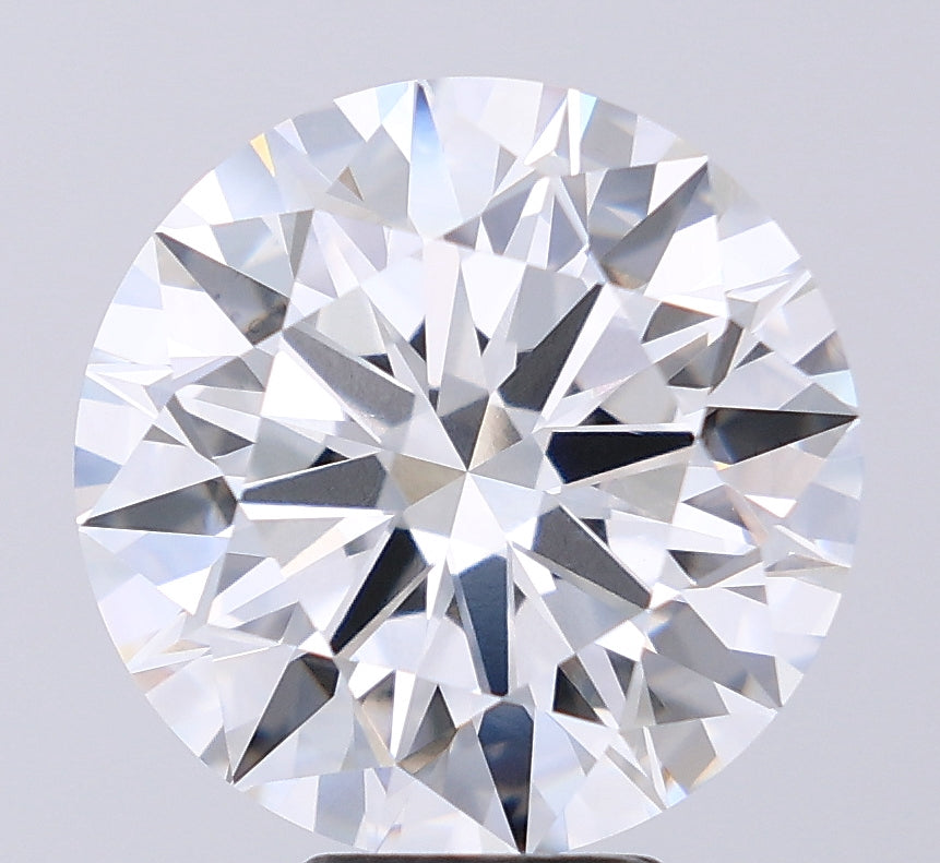 7.05 Carat Round Lab Diamond with  Cut Diamond in 14KT  view 1
