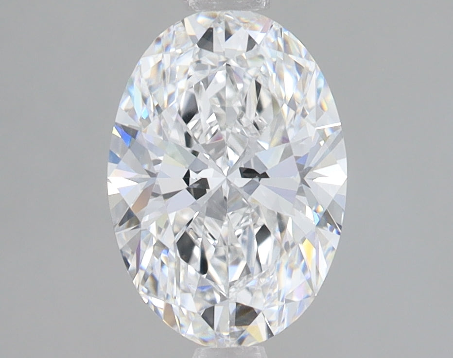 1.77 Carat Oval Lab Diamond with  Cut Diamond in 14KT  view 1
