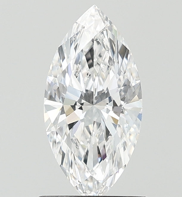 1.03 Carat Marquise Lab Diamond with  Cut Diamond in 14KT  view 1
