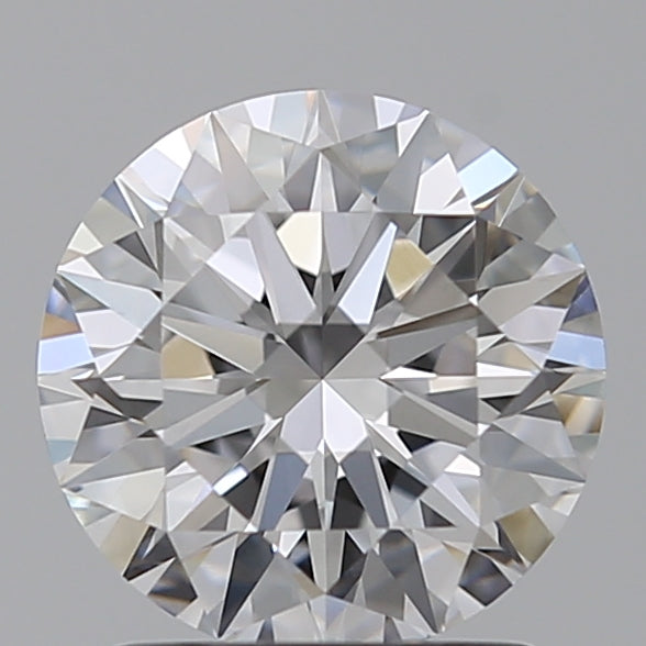 1.51 Carat Round Lab Diamond with  Cut Diamond in 14KT  view 1
