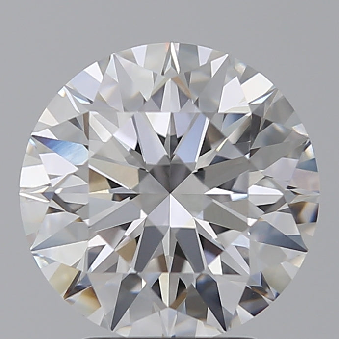 3.08 Carat Round Lab Diamond with  Cut Diamond in 14KT  view 1
