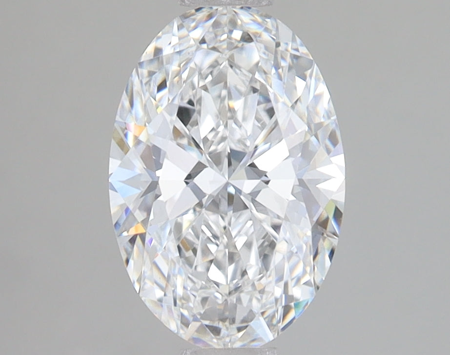 1.72 Carat Oval Lab Diamond with  Cut Diamond in 14KT  view 1
