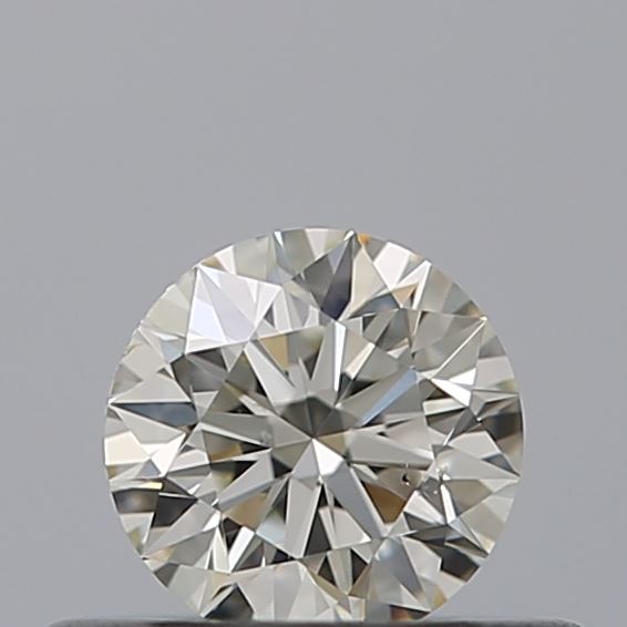 0.3 Carat Round Natural Diamond with  Cut Diamond in 14KT  view 1
