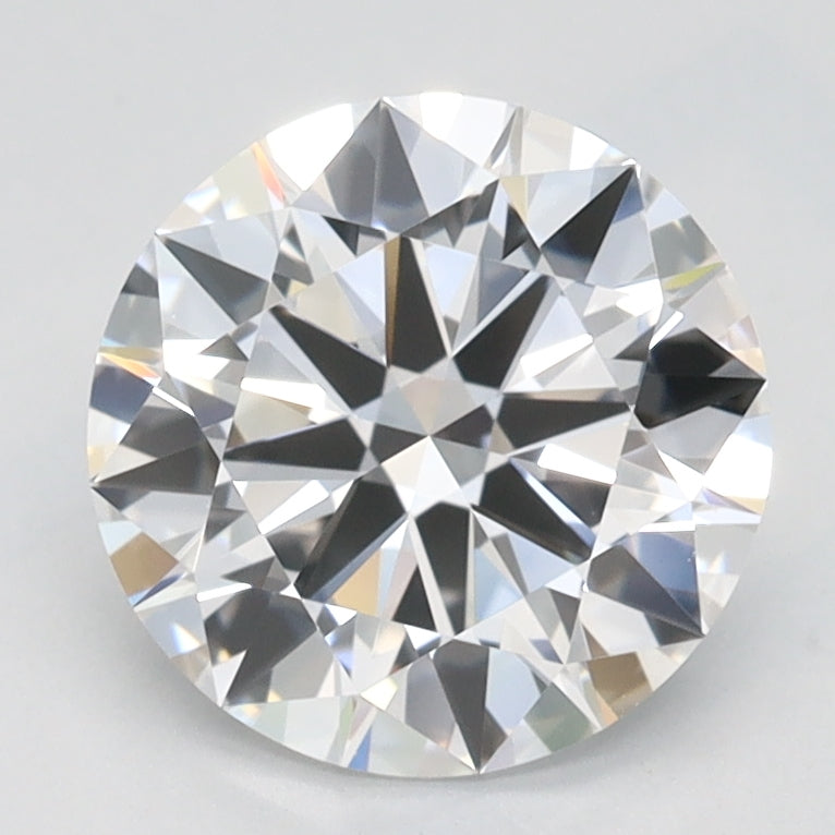 1.5 Carat Round Lab Diamond with  Cut Diamond in 14KT  view 1
