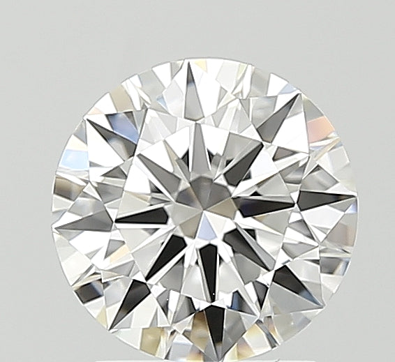 1.52 Carat Round Lab Diamond with  Cut Diamond in 14KT  view 1
