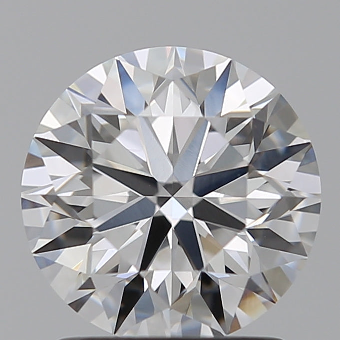 1.5 Carat Round Lab Diamond with  Cut Diamond in 14KT  view 1
