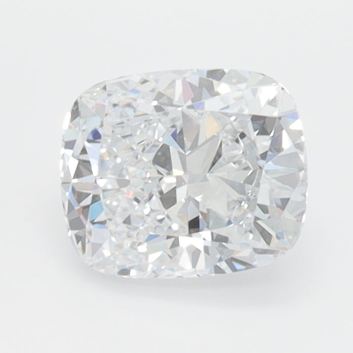 1.08 Carat Cushion Lab Diamond with  Cut Diamond in 14KT  view 1

