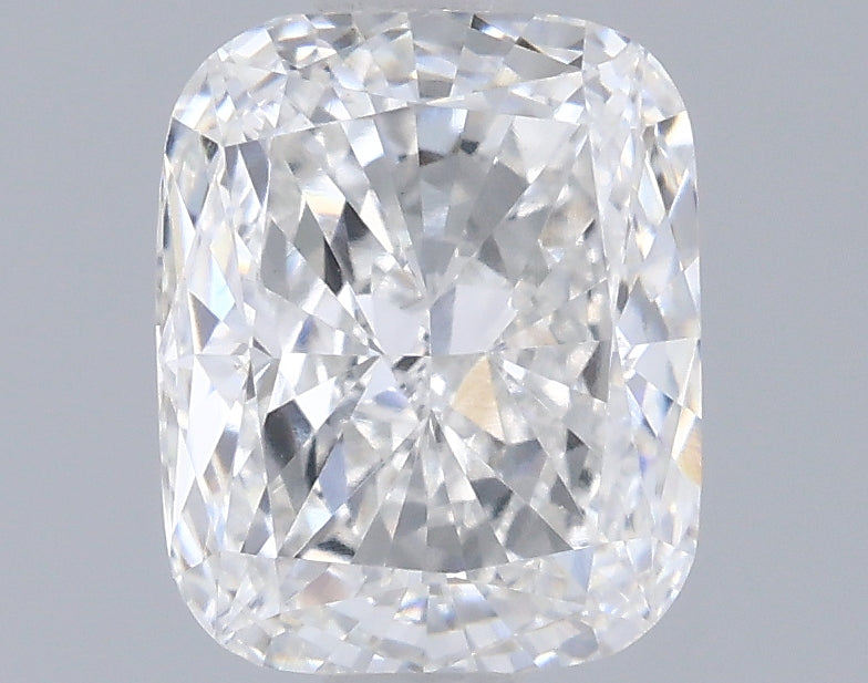 1.21 Carat Cushion Lab Diamond with  Cut Diamond in 14KT  view 1
