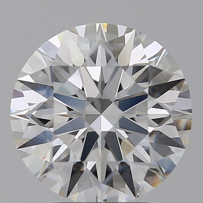 3.06 Carat Round Lab Diamond with  Cut Diamond in 14KT  view 1
