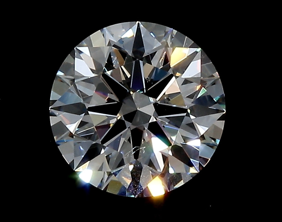 3.2 Carat Round Lab Diamond with  Cut Diamond in 14KT  view 1
